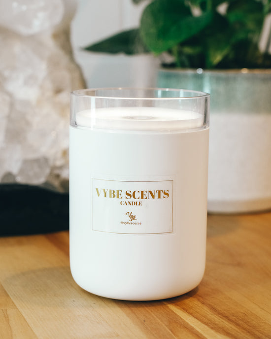 Vybe LED Oil Diffuser candle - WHITE