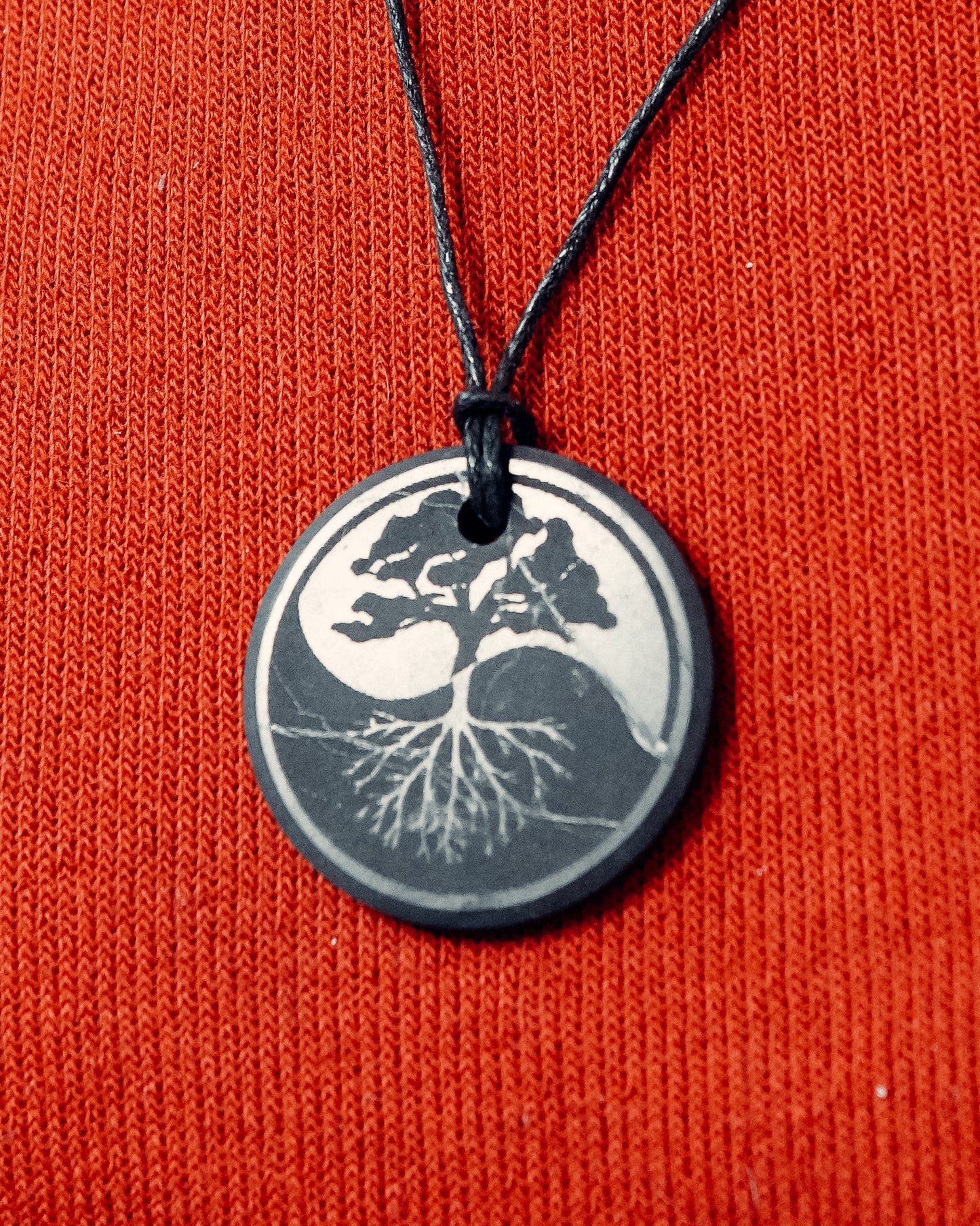 Shungite Pyrite "Tree of Life" Pendant