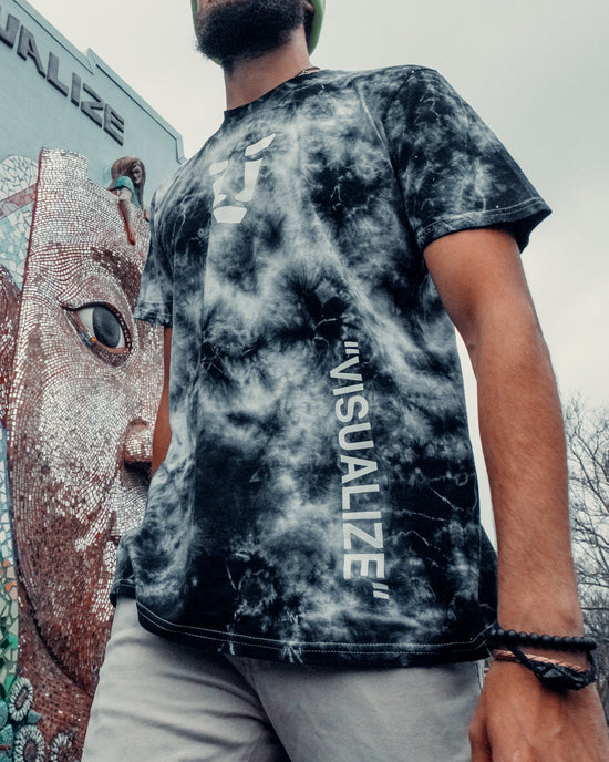 Vybe "VISUALIZE" cloud storm tee