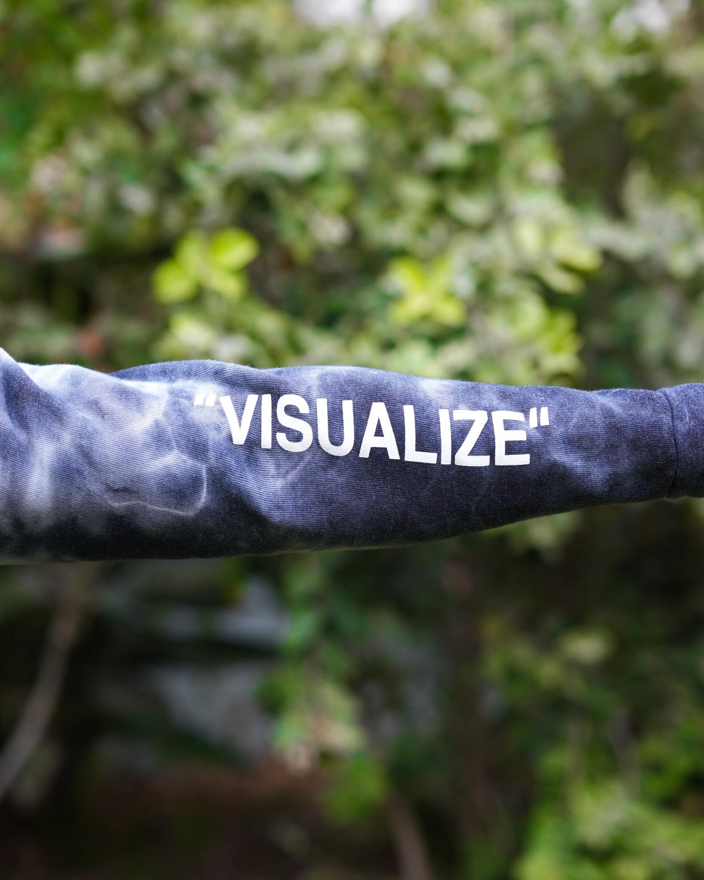 Vybe "VISUALIZE" cloud storm hoodie